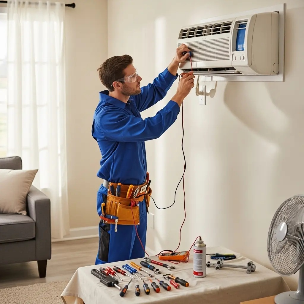 Kızılcahamam Arçelik Arçelik klima gaz dolumu ve bakım – Enerji verimliliği artırıldı. - Teknik servis örneği